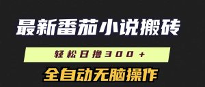 (11904期)最新番茄小说搬砖,日撸300+!全自动操作,可矩阵放大-聊项目