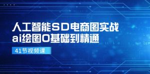 (11972期)人工智能SD电商图实战,ai绘图0基础到精通(41节视频课)-聊项目