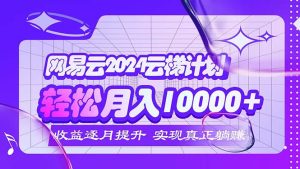 (12439期)2024网易云云梯计划  每月躺赚5000+-聊项目